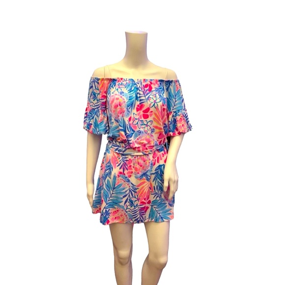 Lilly Pulitzer Samia Romper, like new, size M - Picture 1 of 4